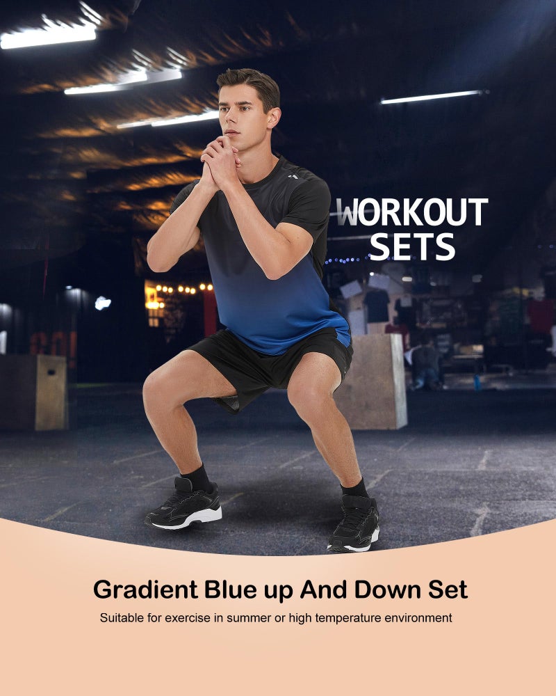 BOOMCOOL Gym Clothes for Men Workout Shirts Sets Outfits 3 Pack for Running Football Athletic Exercise Fit for Out T Sports - Image 4