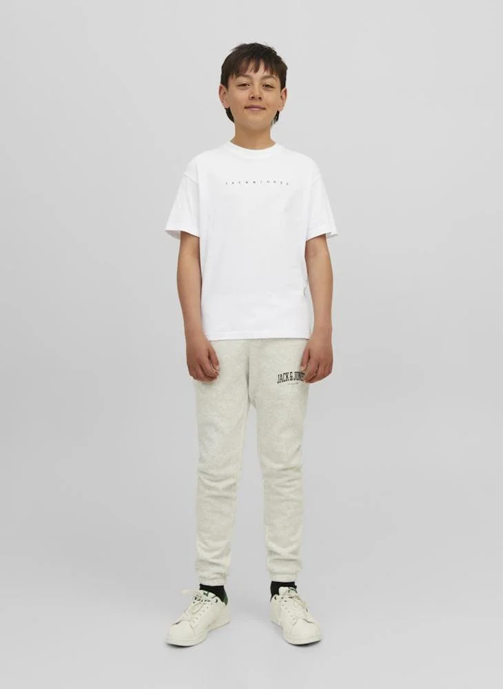 جاك وجونز جونيور Youth Logo Crew Neck T-Shirt