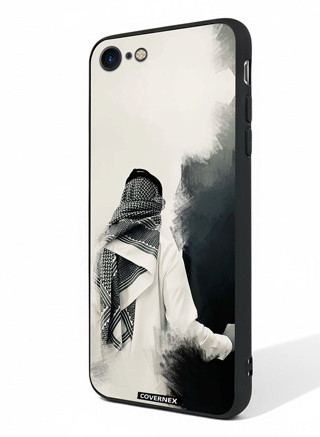 Covernex Apple iPhone SE 2020/2022 Protective Case Cover Printed Featuring Minimalist Monochrome - Image 1