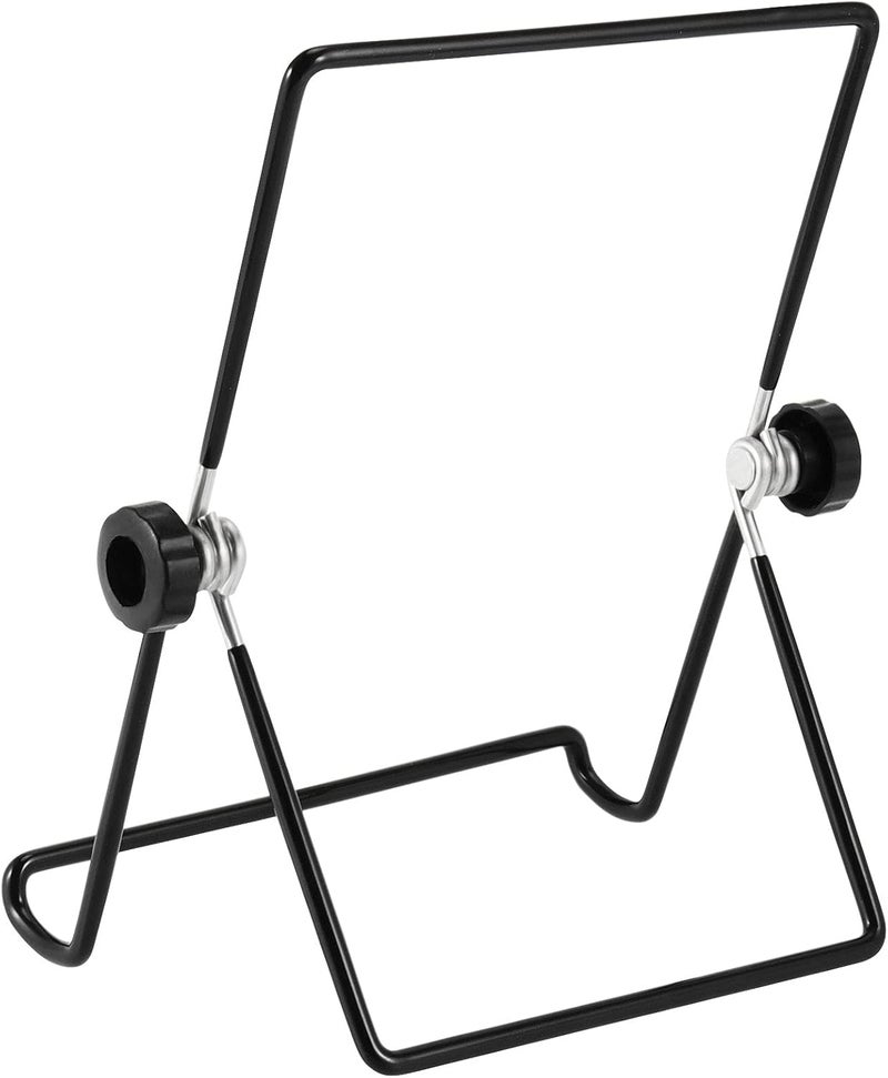 PINGEUI 12 Pack Adjustable Iron Display Stand, Adjustable Wire Display Stand, Foldable Tablet Display Stand Holder for Tablet, Books, Photos, Plates, Cookbooks - Image 4