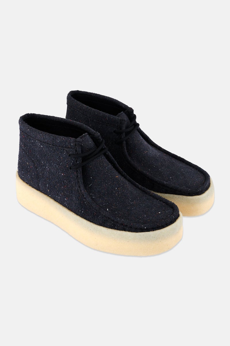 clarks Men Standard Wallabeecup Lace Up Casual Shoes, Navy  - Image 1