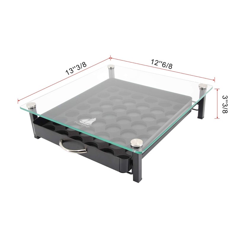 Flagship Pod Holder Drawer for Nespresso Capsule Holder Original Pod Holder Drawer Glass (42 Originalline Pods) - Image 4