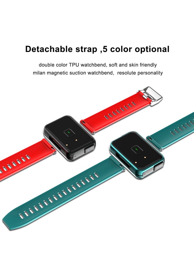 Men's Fully Intelligent Bluetooth Calling Watch, Answering Phone Watch, Heart Rate Monitor, Fitness Waterproof Intelligent Reminder Selfie, Sleep Monitoring, Replaceable Watch Strap - Image 2