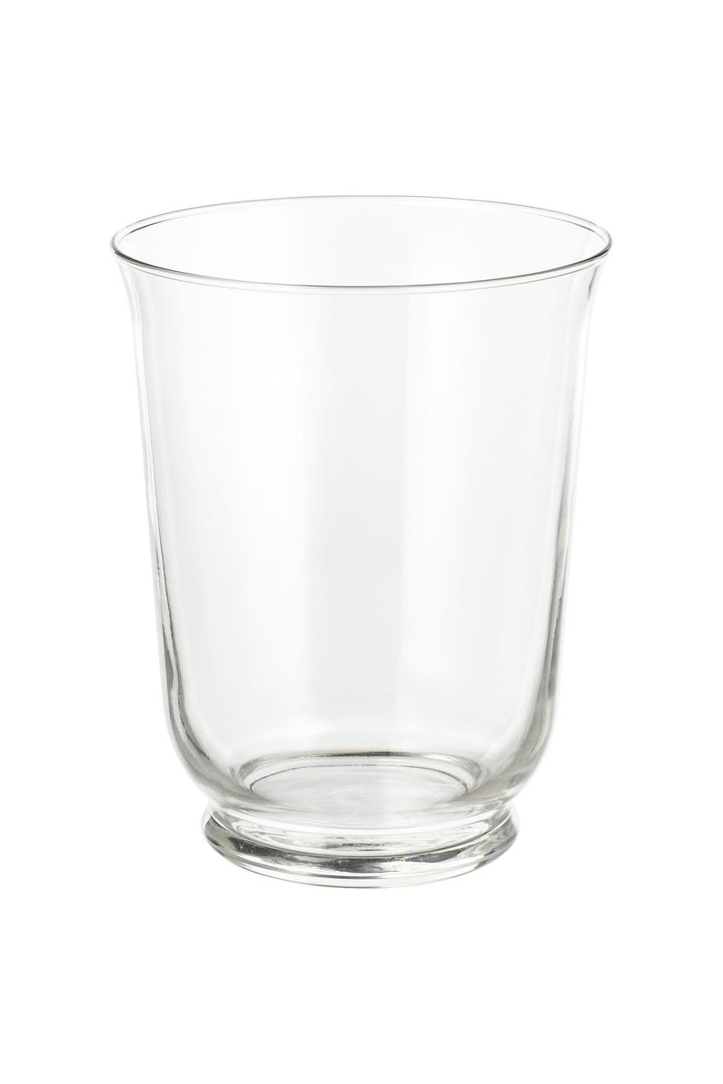 Pomp فازة/فانوس بومب، زجاج شفاف، 18 سم - Image 1