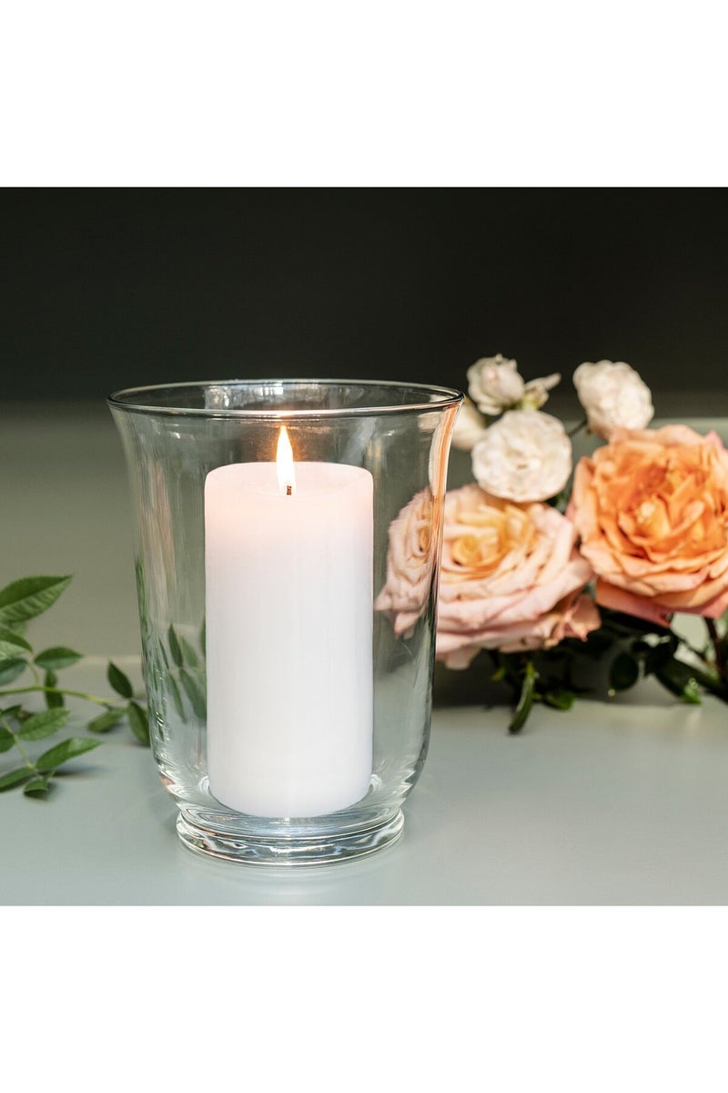 Pomp فازة/فانوس بومب، زجاج شفاف، 18 سم - Image 4