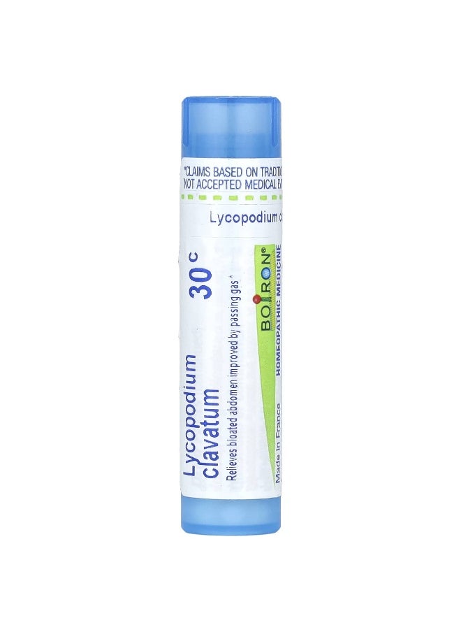 Boiron Boiron, Lycopodium Clavatum, 30C, Bloat & Gas Relief, Approx 80 Pellets  - Image 1