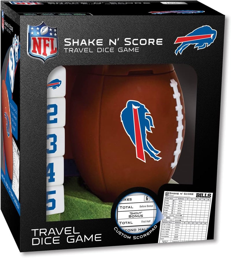 Master Pieces Game Day - NFL Buffalo Bills - Shake N' Score Dice Game - Image 1
