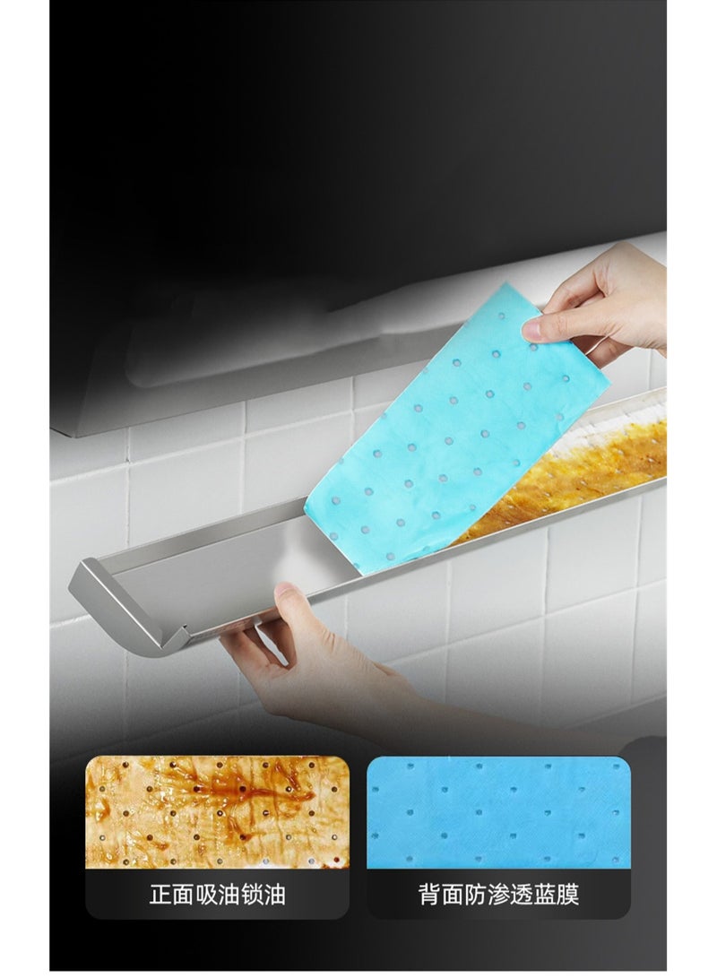 SYOSI Range Hood Filter Paper, 30Pcs Range Hood Oil Absorbing Paper, Hood Grease Filters, Universal Disposable Kitchen Range Hood Oil-absorbing Paper with Impermeable Membrane  - Image 5