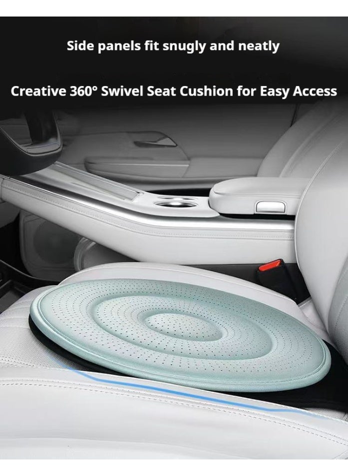 وسادة مقعد سيارة دوارة 360 درجة متعددة الاستخدامات مناسبة لكبار السن والحوامل لجميع الفصول - Image 4