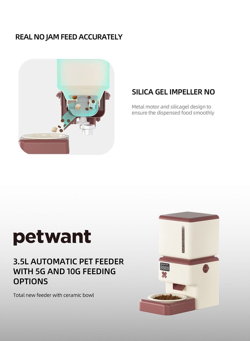 Kidle Automatic Cat Feeder Automatic Pet Feeder Cat and Dog Food Dispenser with APP WiFi Pet Food Dispenser - Image 4