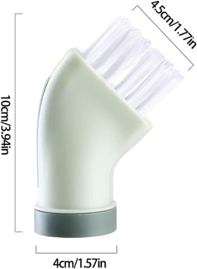 Senvox Bottle Top Cleaning Brush - Scrub Brush Attachment for Plastic Bottles, Multi-Purpose Dish and Surface Cleaner with Liquid Dispenser, Durable Nylon Bristles for Kitchen, Bathroom, and More - Image 2