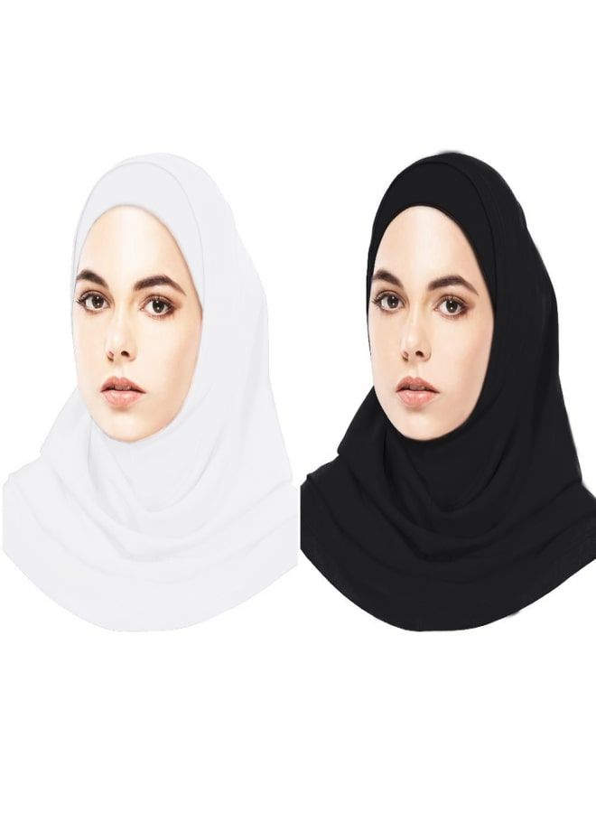 Bundle Of 2 Syrian Veil Two-Pieces Cotton - MultiColour