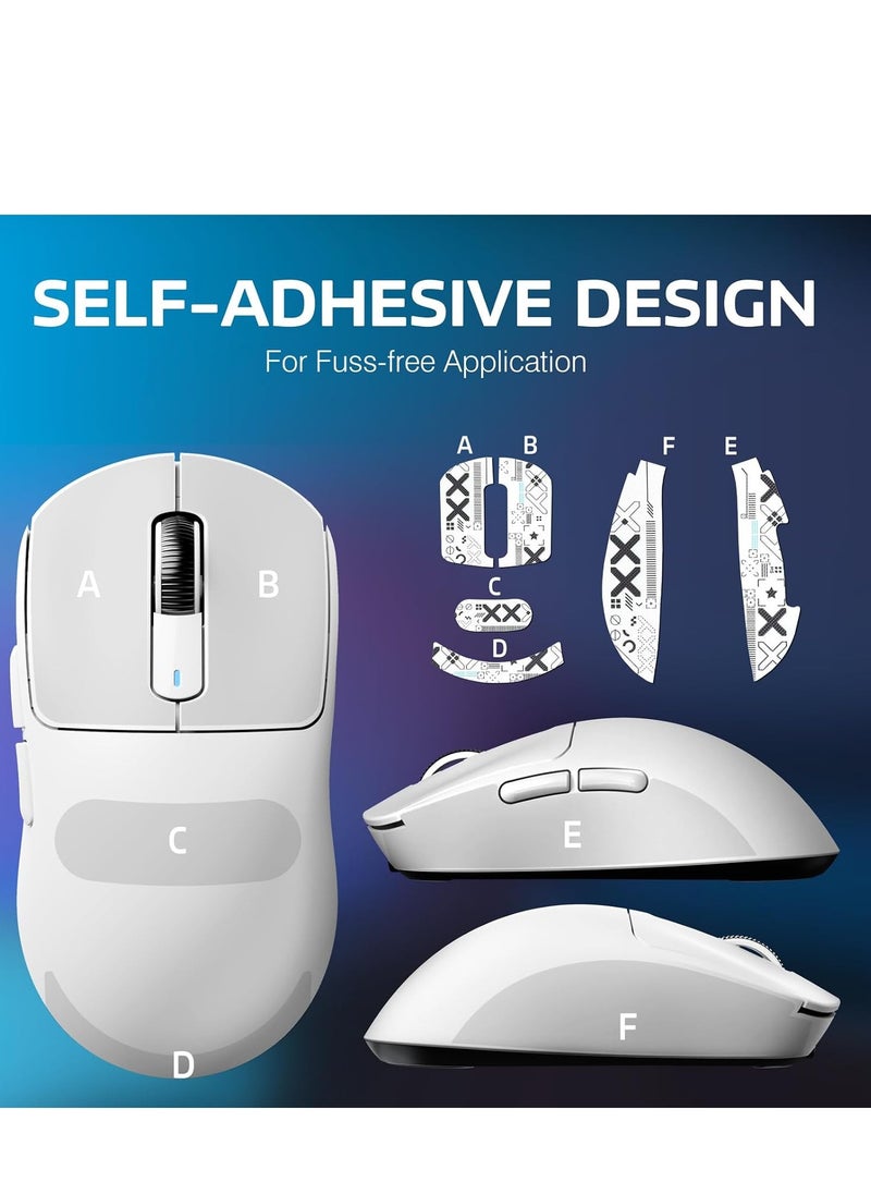 Attack Shark X3 Pro 4K/8K Hz Mouse, 59g Superlight BT/2.4G Wireless/Wired Gaming Mouse, PixArt PAW3395 Gaming Sensor, 26000 DPI, Griptape, Programmable Buttons for Win11/Xbox/PS/Mac(White)  - Image 4