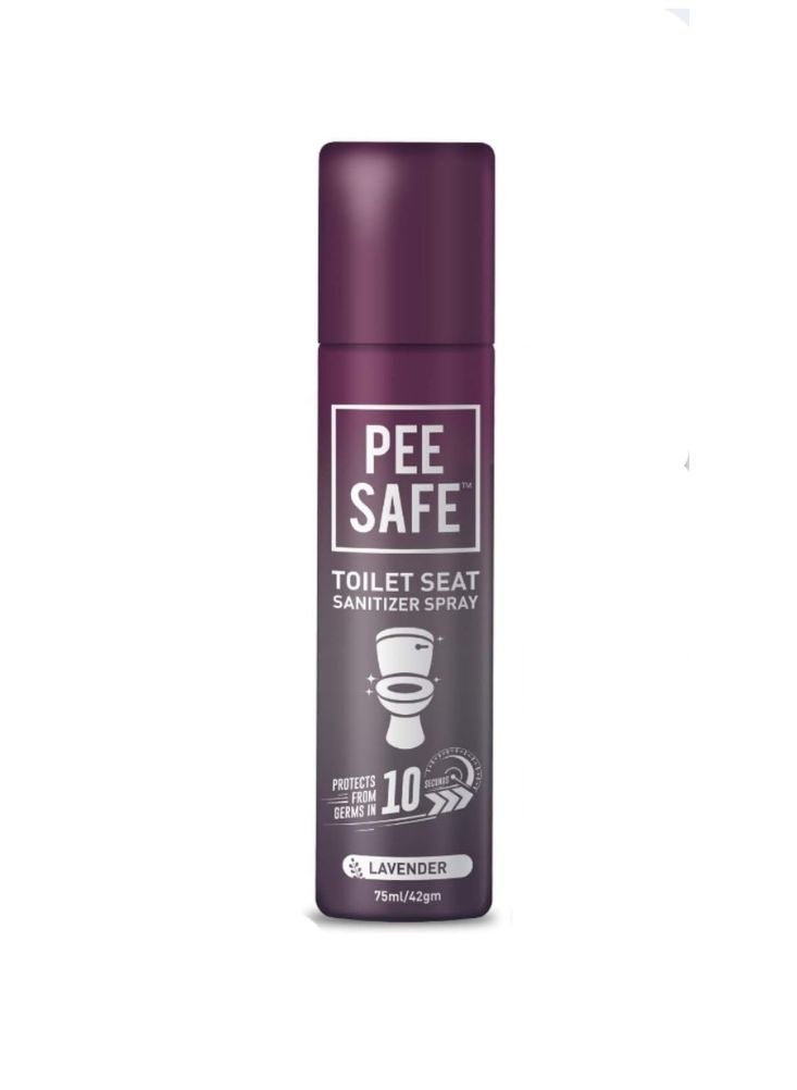 Pee Safe Toilet Seat Sanitizer SprayLavender (75ml) - Image 1