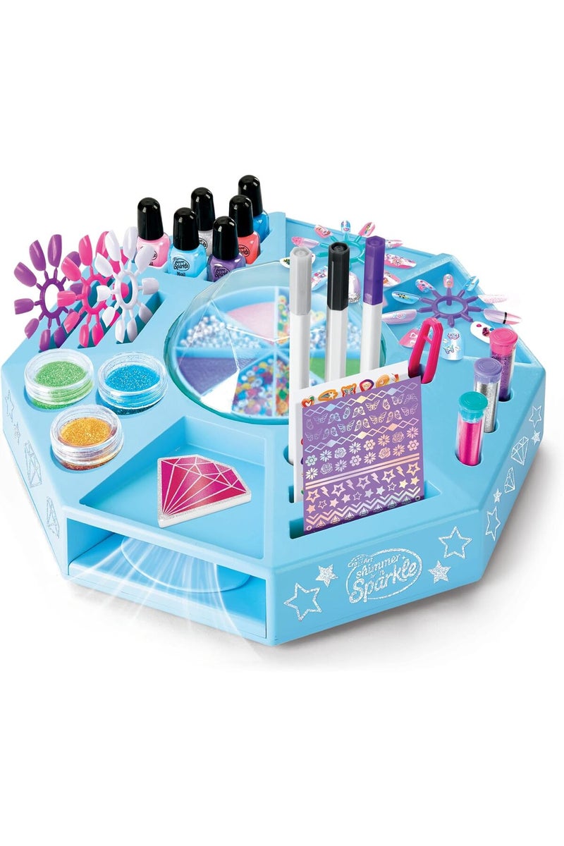 Make It Real مجموعة استوديو فن الأظافر من كرا-زي-آرت شيمر ون سباركل 360° دوران (لأعمار 8 وما فوق) - Image 3