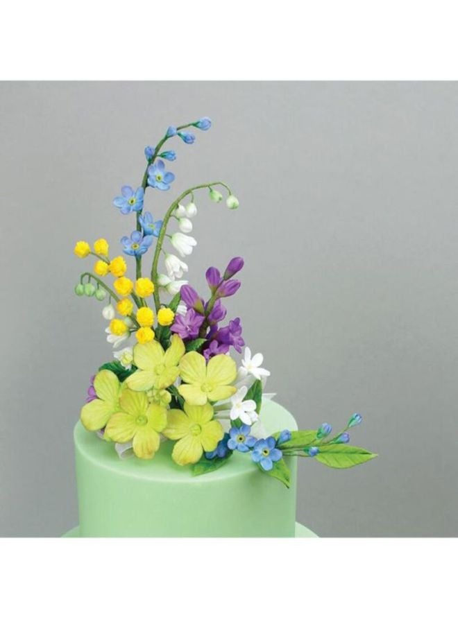 Flowers Chocolate Sugarcraft Mold White 11x11x2cm - Image 4