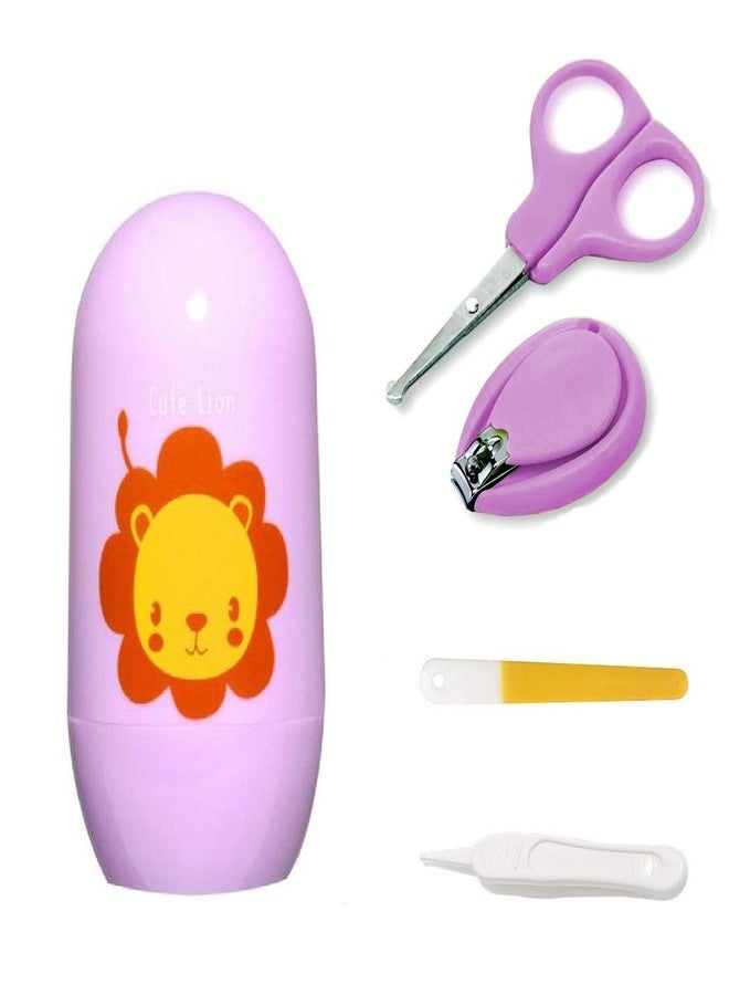 Crawl'in Baby, Infant and Toddler Grooming Nail Cutter Kit/Baby Nail Safety Care Kit (Light Purple) - Image 3