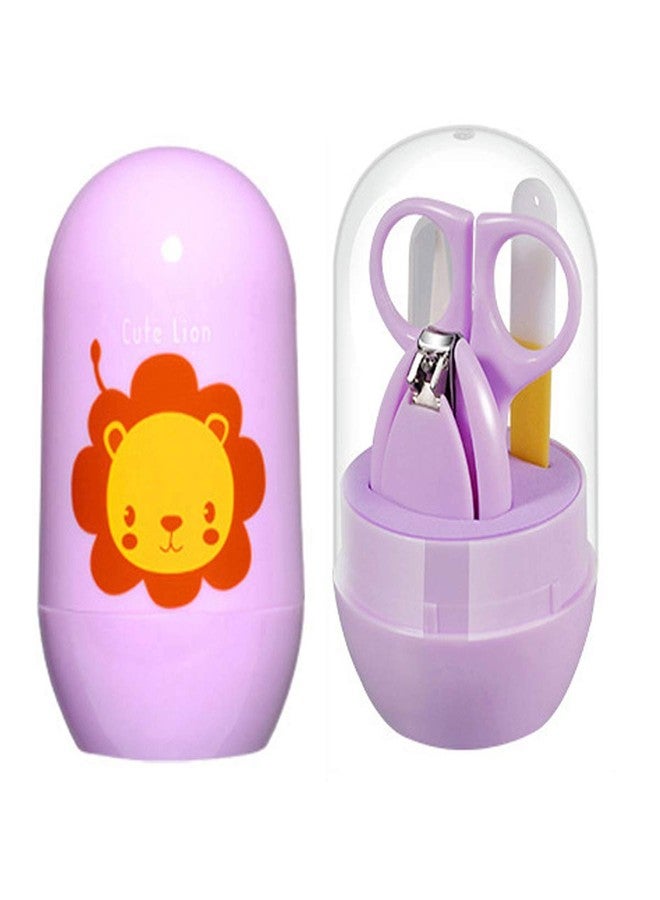 Crawl'in Baby, Infant and Toddler Grooming Nail Cutter Kit/Baby Nail Safety Care Kit (Light Purple) - Image 1