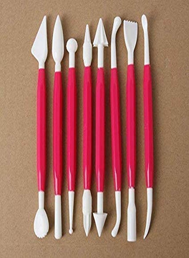 PAVITYAKSH Package of 8 with 16 Different Shapes Exclusive Modeling Set for Fondant Gum Paste Sugar Craft and Cake Decoration Clay Modelling Tools Set-1, Multi Color - Image 2