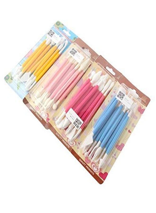 PAVITYAKSH Package of 8 with 16 Different Shapes Exclusive Modeling Set for Fondant Gum Paste Sugar Craft and Cake Decoration Clay Modelling Tools Set-1, Multi Color - Image 4