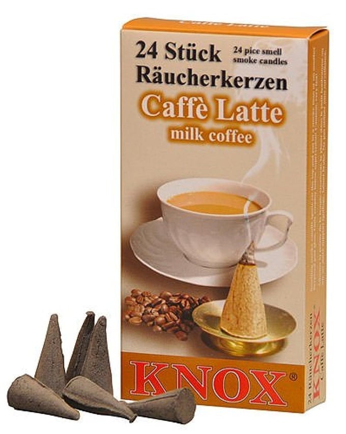 Knox Coffee Scented Incense Cones Pack of 24 Made in Germany