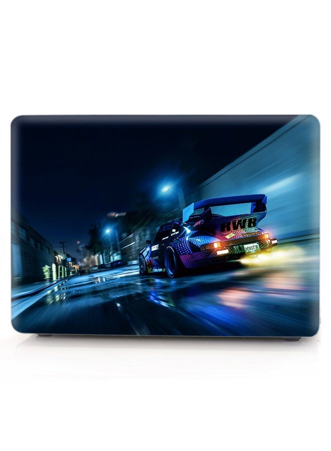حافظة لجهاز Apple Laptop Macbook Air11 12 13 15 بوصة Pro Cyberpunk Frosted - اللون: KZ766 - الموديل المطبق: Air/m1 13air(A1932/A2179/A2337) - Image 4