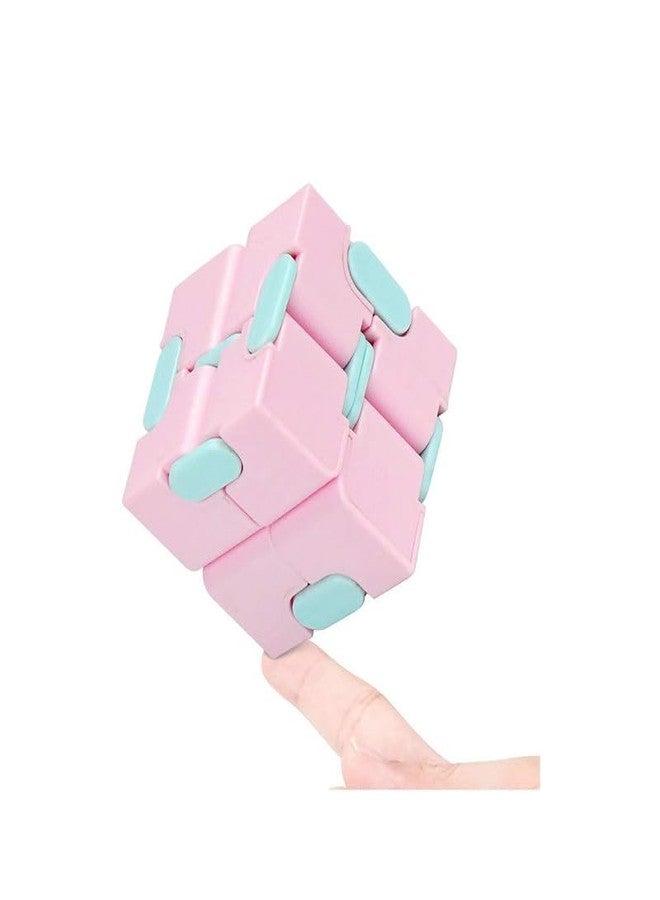 WOPPCART Infinity Cube Fidget Toy Stress Relieving Fidgeting Game for Kids and Adults,Cute Mini Unique Gadget for Anxiety Relief and Kill Time (Multi Color) - Image 1