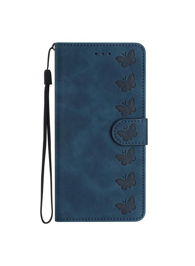 S-TOP Case For Huawei P40 Lite Seven Butterflies Embossed Leather Phone Case - Image 2