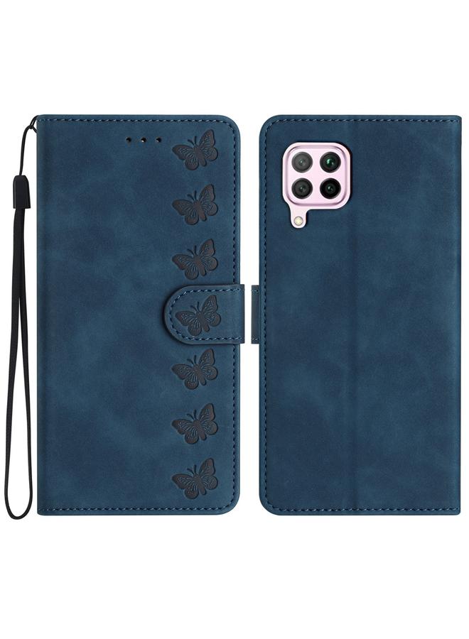 S-TOP Case For Huawei P40 Lite Seven Butterflies Embossed Leather Phone Case - Image 1