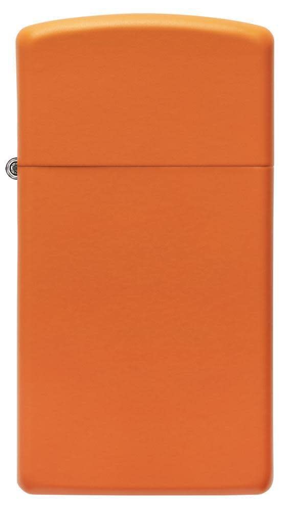 Zippo Premium Matte Orange Finish Windproof Pocket Lighter Stylish Look Premium Metal Body Eco Environment-Friendly Unique Stylish Design Travel Friendly - Image 2