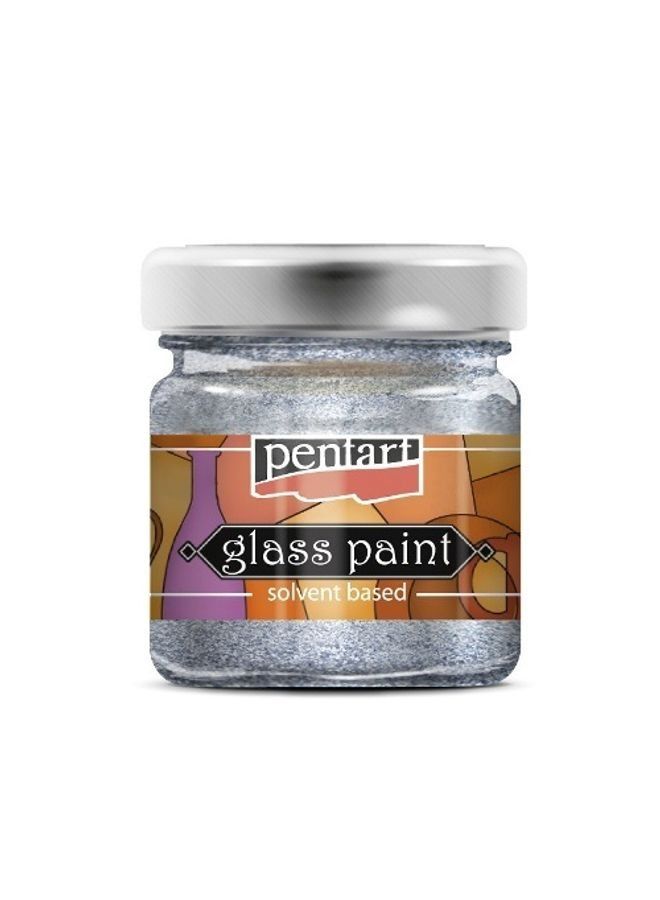 بينتارت طلاء زجاجي 30 مل فضي لامع