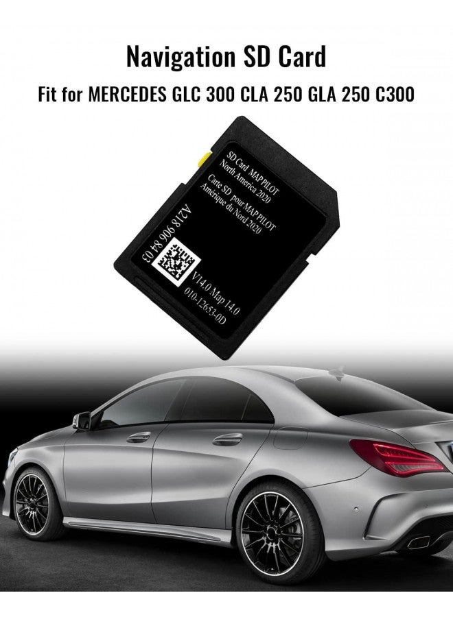 Tavaski Latest Navigation SD Card Replace A2189068403, Map Update Card Fit for Mercedes B-Class B250e CLA 250 CLA 250 4MATIC AMG CLA45 2014-2019 Fit for CLS 400 CLS 400 4MATIC CLS 550 CLS 550 4MATIC 2014-2018  - Image 1