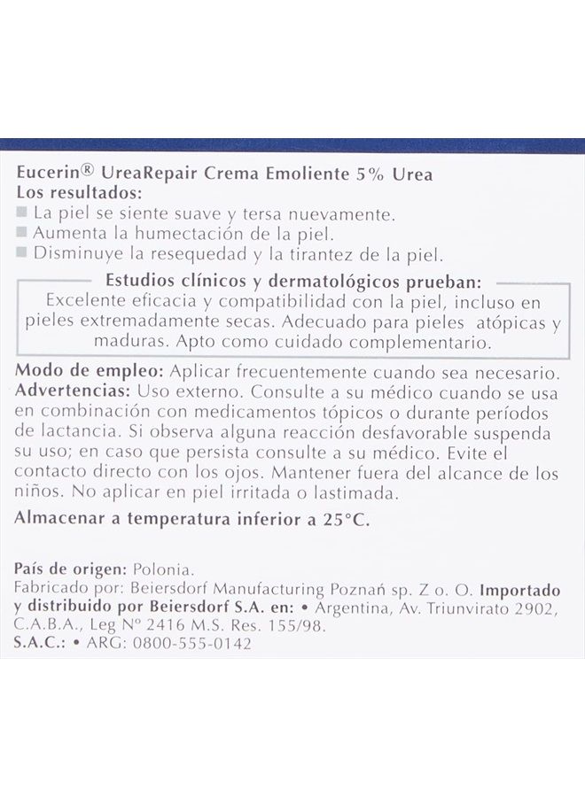 Eucerin Dry Skin Replenishing Cream - 5% Urea 75ml - Image 4