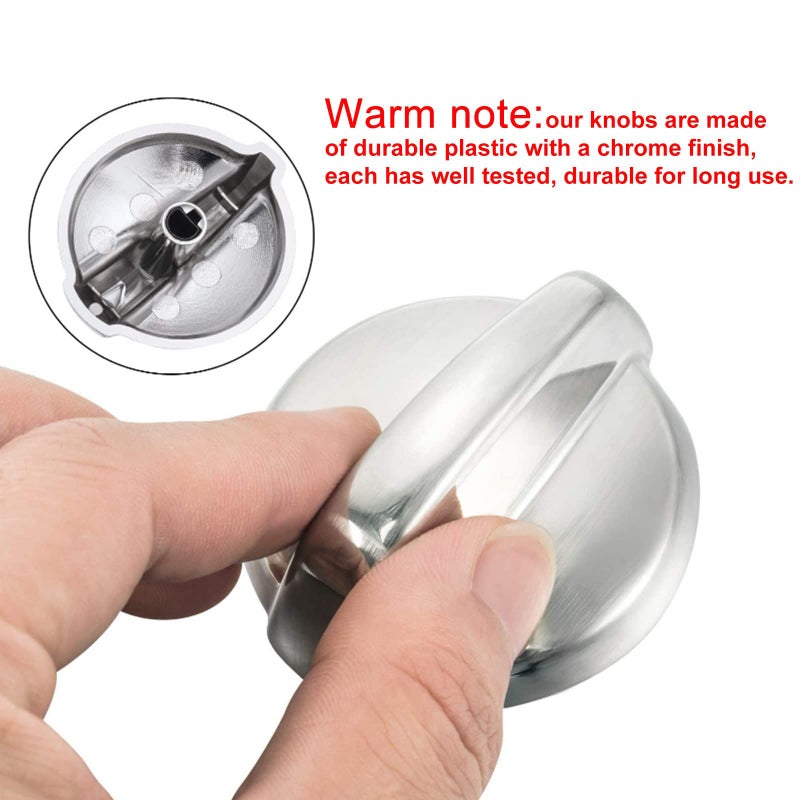 Gejoy WB03T10325 Knobs Burner Control Knobs Compatible with General Electric GE Range Cooktop 2691864 PS3510510(6 Packs) - Image 2