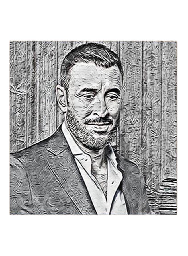 RYN Kadim Al Sahir MDF Wall Art Grey/Black - Image 2