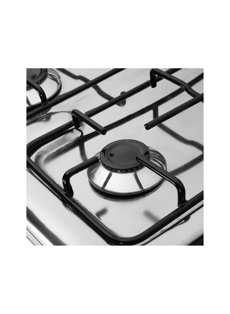 AL AHRAM Cooker 50×50 CM 4 Burners with Grill Stainless - Image 3
