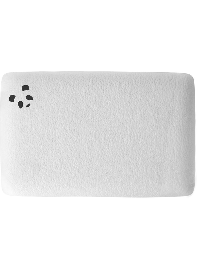 باندا وسادة فاخرة من إسفنج الذاكرة من الخيزران، 60 × 40 × 12 سم - مضادة للحساسية، عالية التهوية، تحكم في المناخ، صديقة للبيئة - Image 2