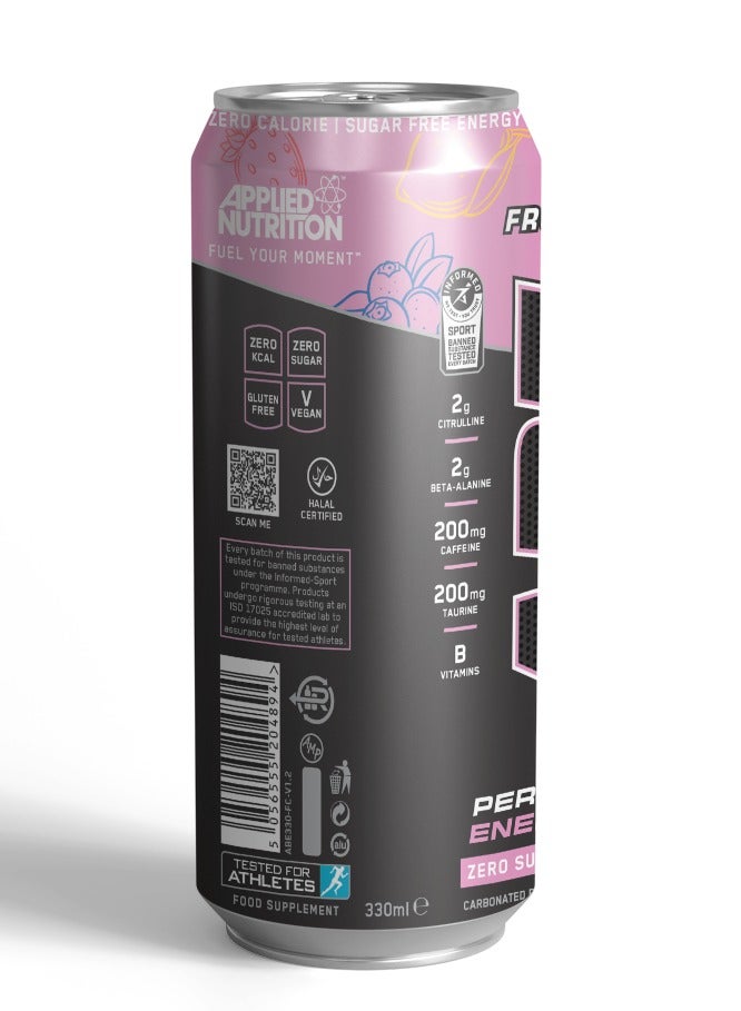 ABE Ultimate Pre Workout Drink, Increases Physical Performance, Fruit Candy Flavor, 330ml