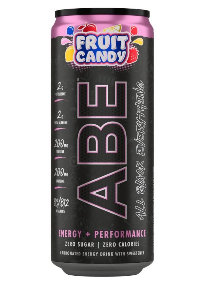 Applied Nutrition ABE Ultimate Pre Workout Drink, Increases Physical Performance, Fruit Candy Flavor, 330ml 