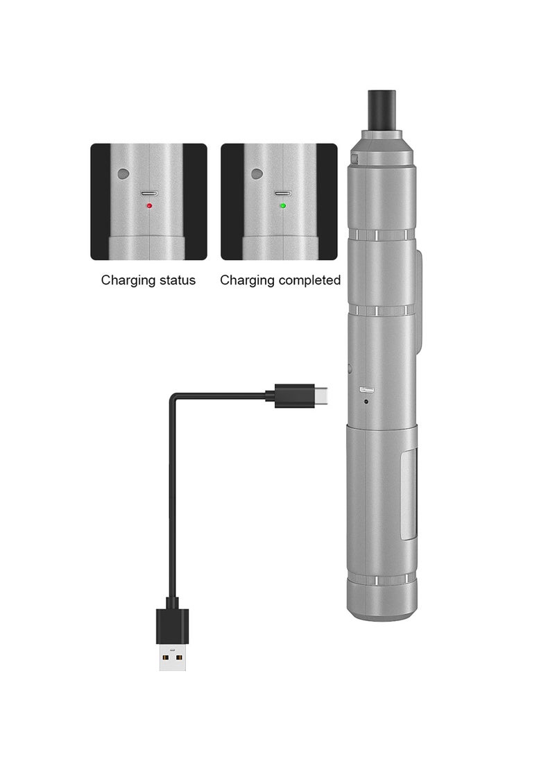 مثقاب لاسلكي كهربائي قابل للشحن بسرعة 250 لفة في الدقيقة ومجهز بمسامير متعددة الوظائف لإصلاح الساعات. - Image 2