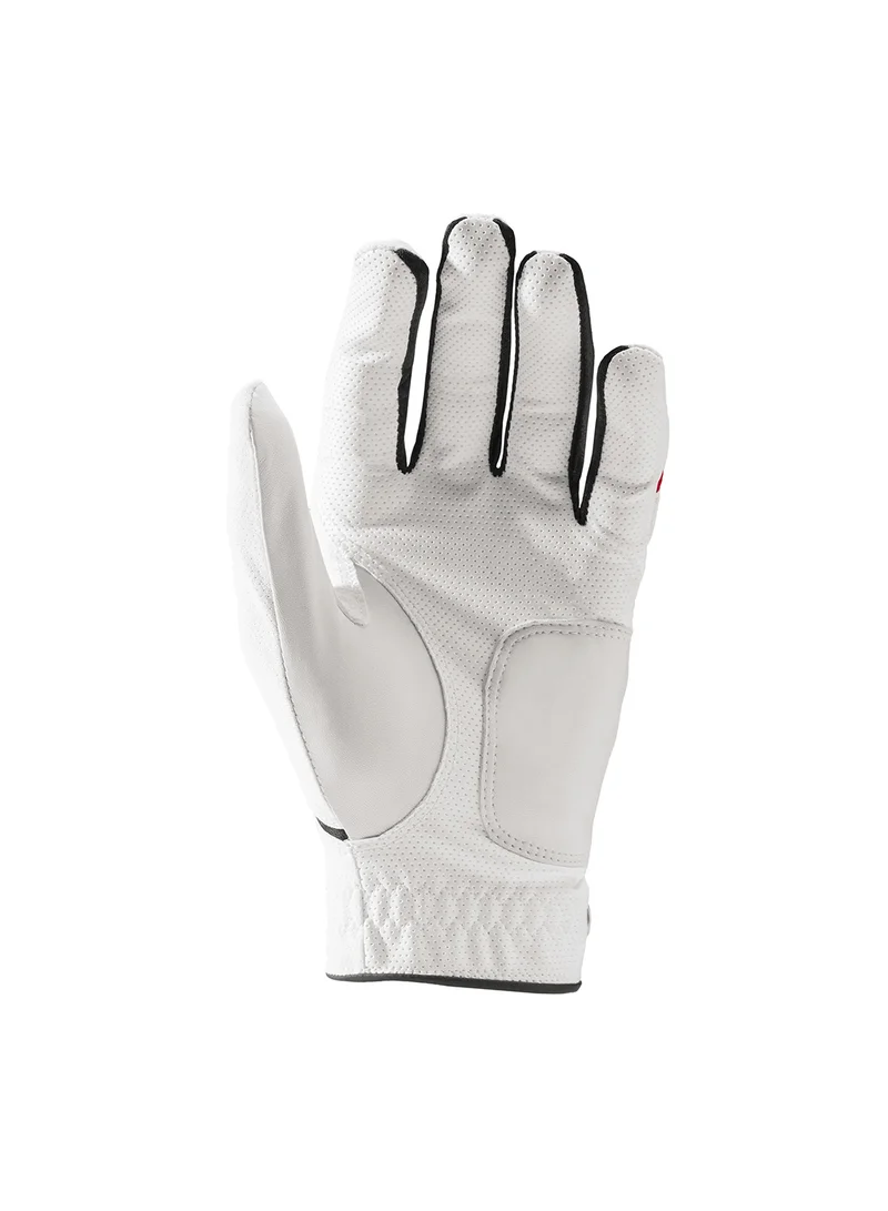 Wilson Staff Grip Plus Men's White Golf Glove, Right Hand