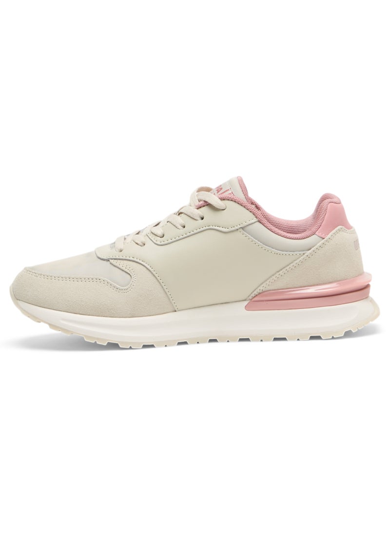 U.S. Polo Assn. Women's Lightweight Beige Sneakers - Elegant Design with Soft Pink Accents, Comfortable Casual Shoes for Everyday Wear  - Image 2