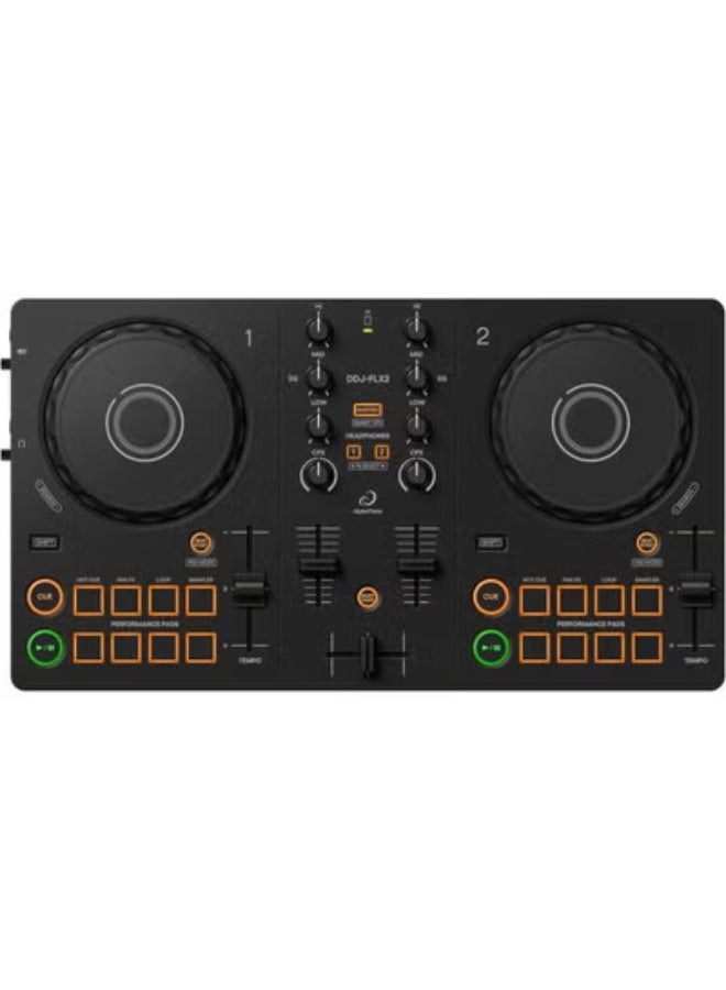 بيونير دي جي وحدة تحكم DJ AlphaTheta DDJ-FLX2 المدمجة ثنائية القناة من Pioneer DJ - Image 1