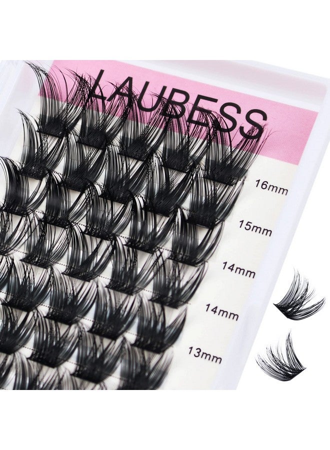 LAUBESS Lash Clusters 916Mm Individual Lashes Wispy Cluster Lashes Mixed Length Reusable Eyelash Clusters Diy Eyelash Extension Individual Lash Extension Supplies (020.07C 916Mm) - Image 1