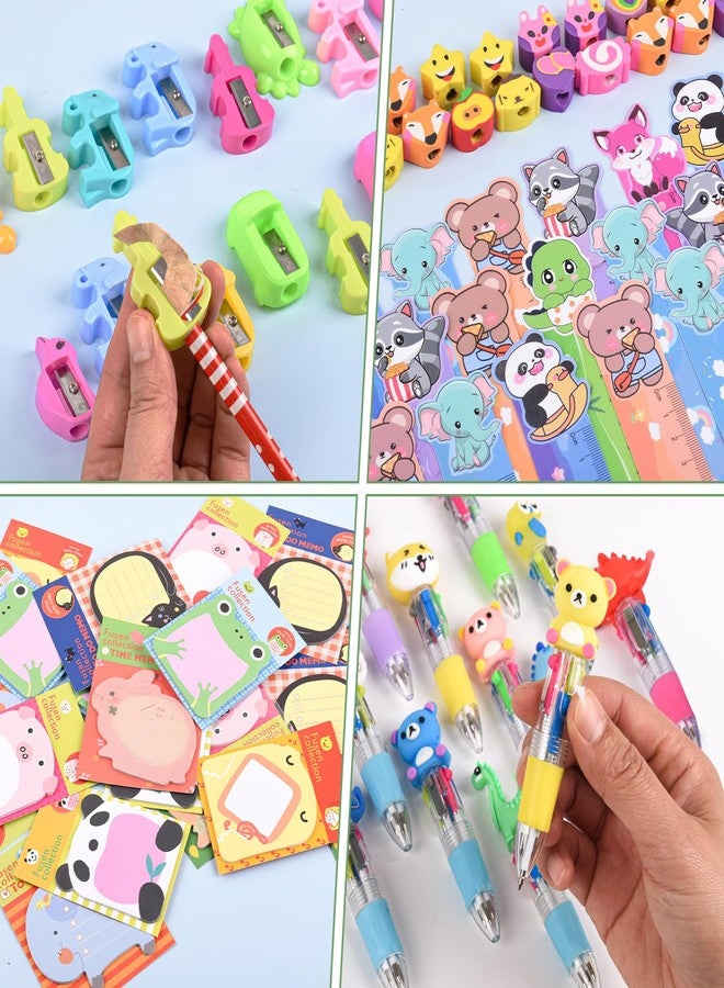 Ulema 24 Pack Cute Cartoon Animal Stationery Set,Birthday Gifts for Boys Girls School Goodie Bags School Classroom Games Rewards. - Image 3