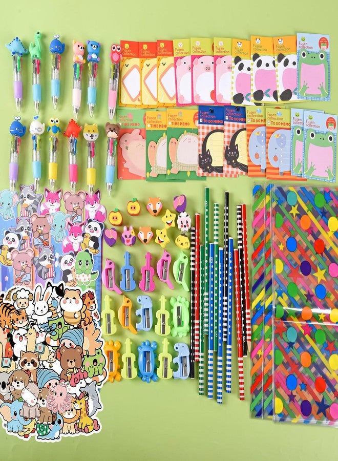 Ulema 24 Pack Cute Cartoon Animal Stationery Set,Birthday Gifts for Boys Girls School Goodie Bags School Classroom Games Rewards. - Image 5