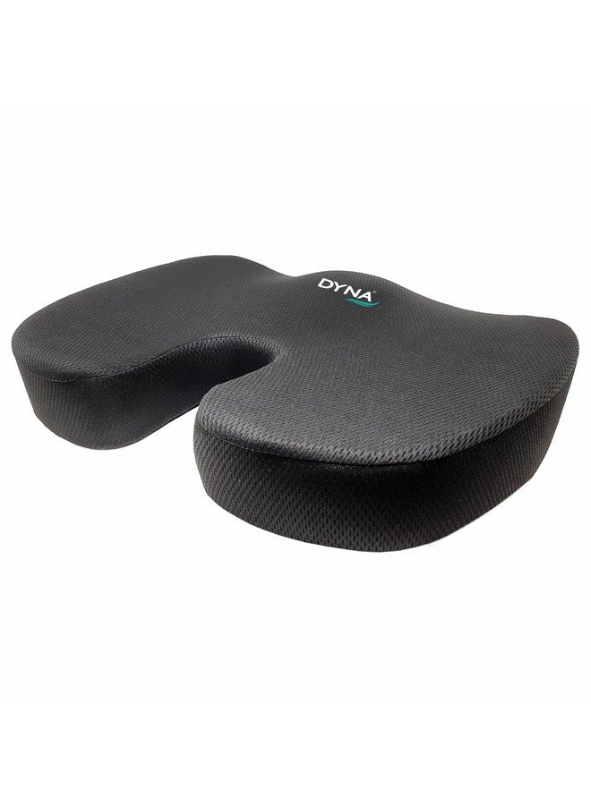 DYNA وسادة دينيا لعظمة الذنب | وسادة مقعد طبية غير قابلة للانزلاق لتخفيف آلام عظمة الذنب وعلاج عرق النسا ودعم الورك | مصممة بشكل مريح | لمكتب/كرسي منزلي، كرسي متحرك، سيارة، طائرة - Image 1