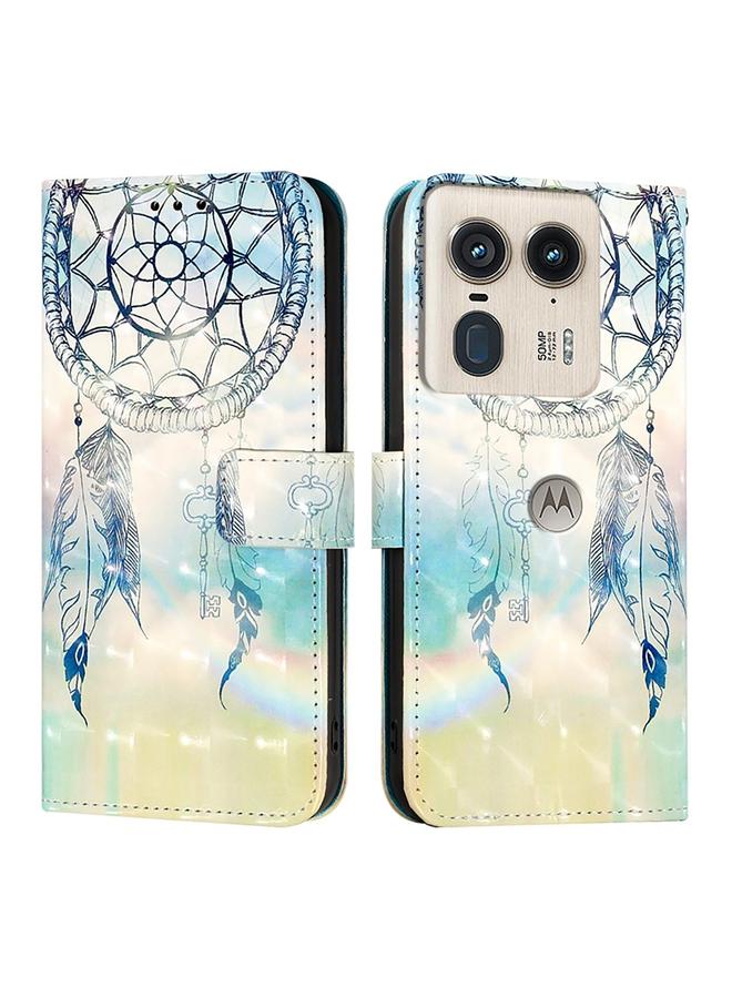 S-TOP Case For Motorola Edge 50 Ultra 3D Painting Horizontal Flip Leather Phone Case - Image 2