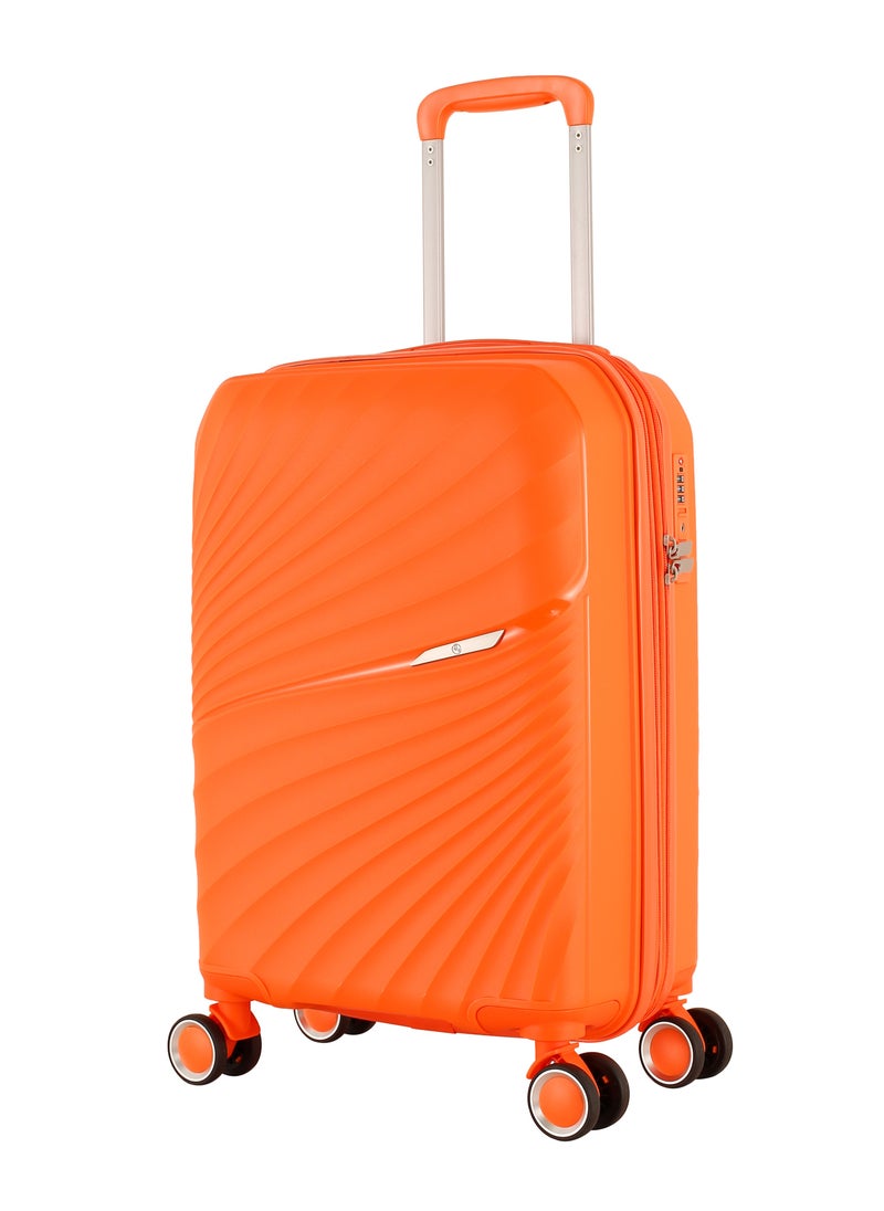 H.T H.T Luggage Bag, Hard Case Polypropylene (PP) Material, 8x360 Degree Rotation Spinner Wheels, Matching Color Suitcases, Expandable Trolley Bag, Telescopic Handle, TSA Lock, SKU 13504  - Image 1