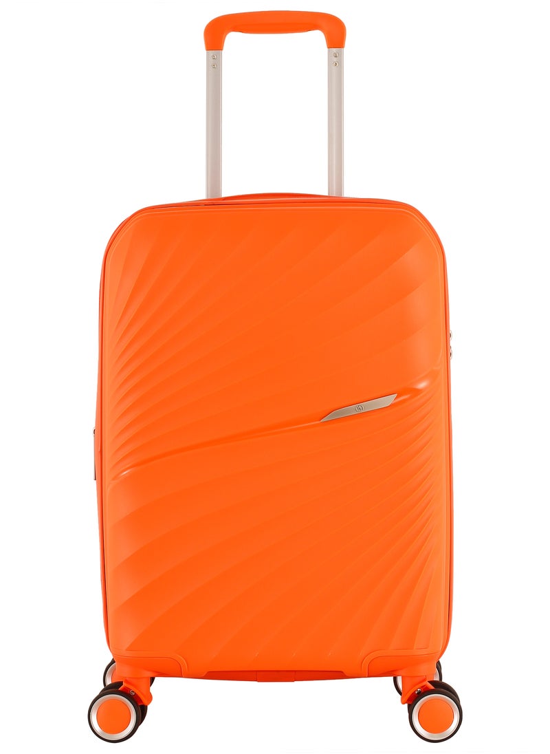 H.T H.T Luggage Bag, Hard Case Polypropylene (PP) Material, 8x360 Degree Rotation Spinner Wheels, Matching Color Suitcases, Expandable Trolley Bag, Telescopic Handle, TSA Lock, SKU 13504  - Image 2